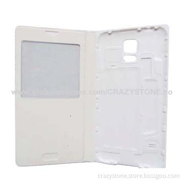 Battery cover leather case for Samsung Galaxy S5